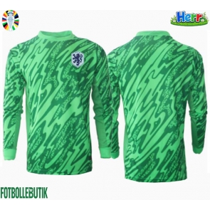 Nederländerna Målvakt Hemmatröja EM 2024 Långärmad